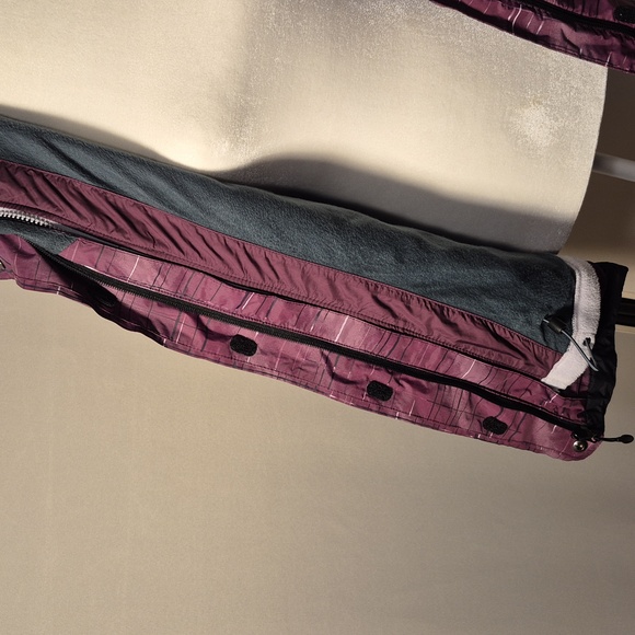 Columbia Women's Purple Print Bugaboo 3 in 1 Jacket - Sz. M - Picture 6 of 8